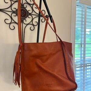 Margot Vibrant Orange Tote Bag